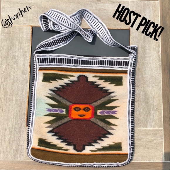 handmade Handbags - Alpaca wool bag with zipper NEW CONDITION